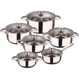San Ignacio Cassel 14/16/18/20/24 cm) Edelstahl-Kochgeschirrset mit 18/22/26 cm Optimum Plus - One Size