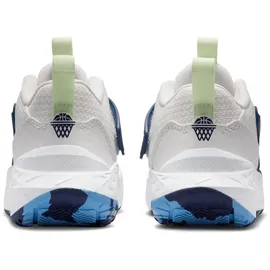 Nike Team Hustle D Basketballschuhe Kinder Freizeitschuhe, weiß, Größe 30