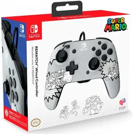 PDP Rematch Comic Mario Controller Grau Nintendo Switch