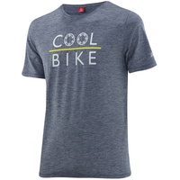 Löffler M Printshirt Cool Bike Softtouch T-Shirt blau-
