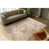 OBSESSION Teppich OBSESSION "My Bella 238", rosa, B:240cm H:13mm L:300cm, Polyester, Teppiche, Teppich, Orient Optik, Hoch-Tief Effekt, mit Fransen, Vintage Design