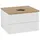 Villeroy & Boch Antao Waschtisch-Unterschrank K18051GF 60x36x50cm, Hahnloch, Waschbeckenplattenfarbe honey oak, glossy white lacquer