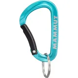 Mammut Mini Carabiner Classic Materialkarabiner Kletterausrüstung Blau/Türkis