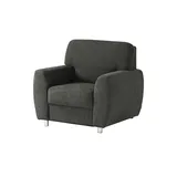 Smart Relaxsessel Valencia Mikrofaser 116 x 90 x 93 cm Grau