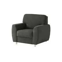 Smart Relaxsessel Valencia Mikrofaser 116 x 90 x 93 cm Grau