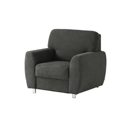 Smart Relaxsessel Valencia Mikrofaser 116 x 90 x 93 cm Grau