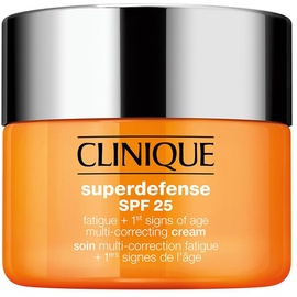 Clinique Superdefense SPF 25 Fatigue + 1st Signs of Age Multi-Correcting Cream combination oily to oily skin 30 ml
