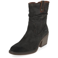 MUSTANG Damen Western Stiefelette Cowboy Boots Blockabsatz 1479-501, Größe:41 EU, Farbe:Grau