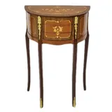 Casa Padrino Barock Kommode 3 Schubladen Mahagoni / Gold