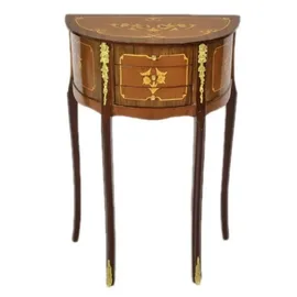 Casa Padrino Barock Kommode 3 Schubladen Mahagoni / Gold