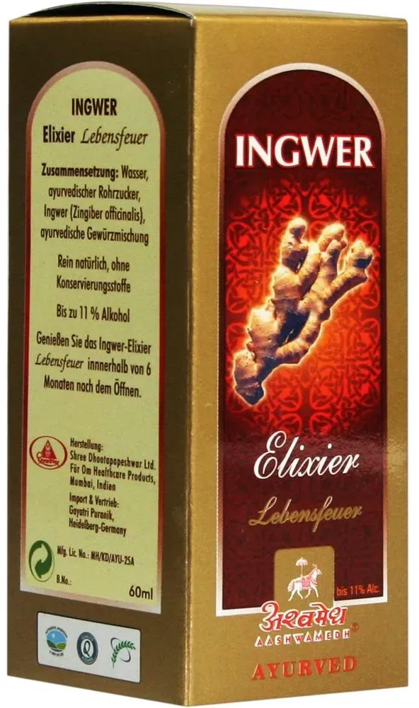 Schmidt Ingwer Elixier Lebensfeuer 60 ML