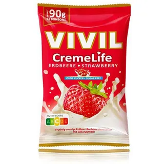 Vivil Creme Life Erdbeere Bonbons 90 g