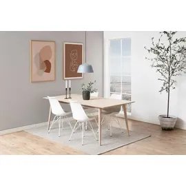 Actona Esszimmerstuhl Eris Kunststoff weiß 2er Set