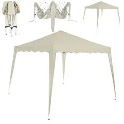 Deuba Pavillon Capri wasserdicht Creme