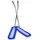 Axis Line Wischmopp Scherenmop Metall incl. Mopbezug Blau
