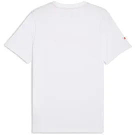 Puma Formel 1 Essentials Logo T-Shirt weiß S