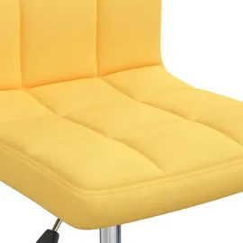 vidaXL Bürostuhl Drehbar Stoff Gelb