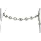 Bernd Götz Kettengürtel BERND GÖTZ "Kettengürtel als funkelndes Hüftcollier für feminine Auftritte", Damen, Gr. S1, silber, Metall, Gürtel