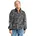 Fleecepullover Sweatshirt Schwarz/Grau XS
