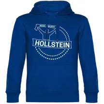 multifanshop Hoodie Druck Blau L