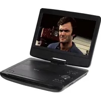 Denver MT-1097 Tragbarer DVD-Player 25.4cm 10 Zoll EEK: C (A - G) Akkubetrieb, inkl. 12V Kfz-Anschlusskabel Schwarz