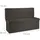 Relaxdays Faltbarer Sitzhocker mit Lehne 114 x 73 x 38 cm Braun