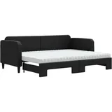 vidaXL Tagesbett 80 x 200 cm Schwarz