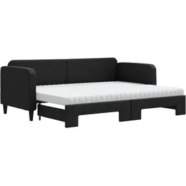 vidaXL Tagesbett 80 x 200 cm Schwarz