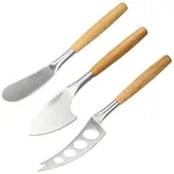 Stanley Rogers Käsemesser-Set 22 cm 3-tlg. Silber/Braun