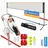 Kesser Badmintonnetz 3-Fach-Höhenverstellbar Set