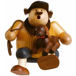 KWO Erzgebirge Kantenhocker Hundefreund Höhe 14 cm