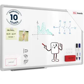 ALLboards Whiteboard 80 x 50 cm Weiß