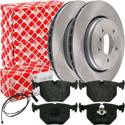 Febi Bremsscheiben Ø320mm+ Beläge Hinten Passend Für Bmw 3er E46 330 Xi Ci Xd Cd: " Warnkontakt, Bremsbelagverschleiß A.b.s.: 39582 Aic: 52281 Ate: 24