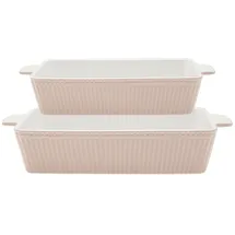 GREENGATE Auflaufform Alice CREAMY FUDGE Karamell Rechteckig 2er | Gr.: onesize