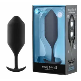 b-Vibe Snug Plug 5 15,9 cm, schwarz