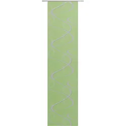 Schiebegardine NEUTEX FOR YOU "Pelotas" Gr. 2, grün, B:57cm H:175cm, Scherli, Polyester, Gardinen, inkl. Befestigungszubehör