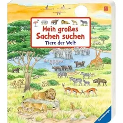 RAVENSBURGER 43647 Mein großes Sachen suchen: Tiere der Welt