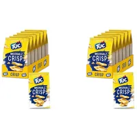 TUC Crisp Salted 6 x 100g I Salzgebäck Großpackung I Fein gesalzene Cracker I Extra dünn und knusprig (Packung mit 2)