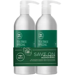 Paul Mitchell Tea Tree Save On Aluminium Bottles Set