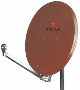 Triax Hit FESAT 85 - RAL 8012, 10,7 - 12,75 GHz, 38,3 dBi, 15 - 45°, 21,1°, Brau