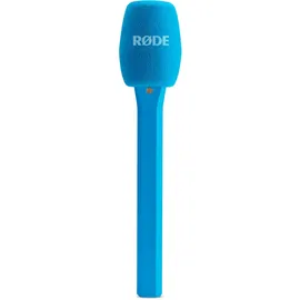 RØDE Microphones RØDE Interview Mikro Handheld-Adapter für drahtloses Mikrofon (Blau)