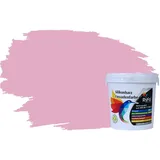 RyFo Colors Silikonharz Fassadenfarbe Lotuseffekt Trend Lotusrosa 1l - bunte Fassadenfarbe, weitere Rot Farbtöne und Größen erhältlich, Deckkraft Klasse 1