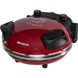 Ariete 909 Ofen Pizza 1200 Watt Durchmesser 33CM Max 400 Grad Timer Rot