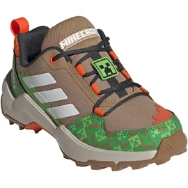 adidas TERREX x Minecraft Ax4R Wanderschuhe Kinder JR1289 - cardboard/cloud white/semi impact orange 38
