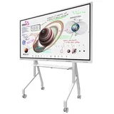 Samsung Flip Pro WM75B Flipchart 190,5 cm 75 Zoll + Neomounts Move Go Rollwagen