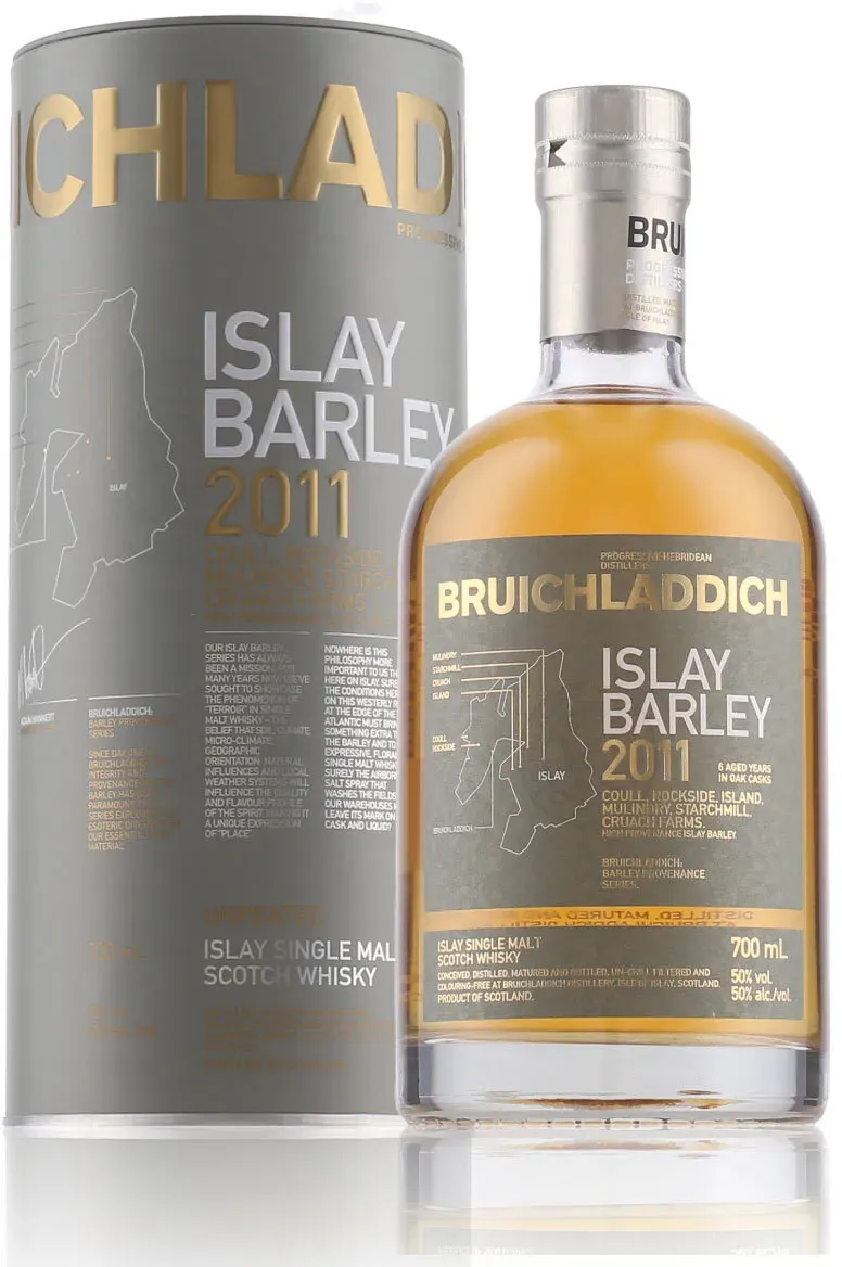 Bruichladdich Islay Barley Single Malt Scotch Whisky 2011 50% Vol. 0,7l in Geschenkbox