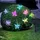 GLOBO Lichterkette Kunststoff L 470 cm 10x LED schwarz