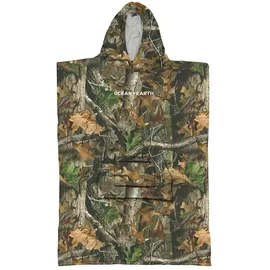 OCEAN & EARTH Ocean Earth Real Camo Hooded Poncho 2026 camo