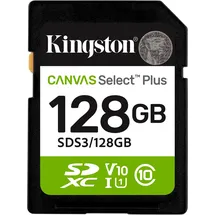 Kingston Canvas Select Plus Gen3 150MB/s C10 UHS-I U1 V10 - SDS3/128GB
