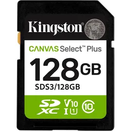 Kingston Canvas Select Plus Gen3 150MB/s C10 UHS-I U1 V10 - SDS3/128GB